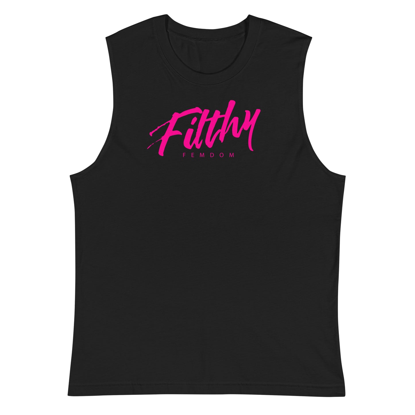 Muscle Shirt Pink Logo